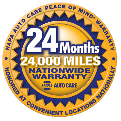 NAPA AutoCare 24 Month / 24,000 Mile Nationwide Warranty NAPA AutoCare 24 Month / 24,000 Mile Nationwide Warranty